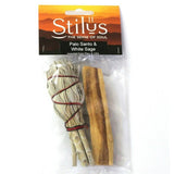 Stilus Palo Santo White Sage Smudge Combo Incense Meditation Fragrance Reiki