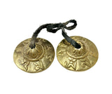 Tingsha Bell Brass Meditation Yoga Prayer Spiritual Healing Tibetan - A