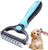 New Dog Pet Cat Fur Dematting Grooming Deshedding Trimmer Tool Brush Assorted