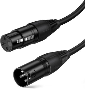 Cable XLR Cablecreation 10 Feet 3PIN Male to Female Balanced Microphone Cab