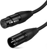 Cable XLR Cablecreation 10 Feet 3PIN Male to Female Balanced Microphone Cab