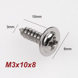 100x Picture Frame Hooks Wall D-Ring Painting Screws Hanger Metal Shape Photo