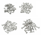 200pcs M4 304 Stainless Steel Self-Tapping Screws Assorted Kit Pan Head Set