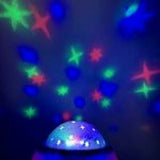 Music & Galaxy Starry Night Light Projector Star Sky Party Lamp W/ LCD Clock