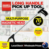 1x Handy Hardware Pick-Up Tool Long Handle 360 Degr Rotation NonSlip Claw 76cm