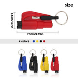 Car Window Glass Breaker Emergency Escape Tool Safety Key Ring Assorted