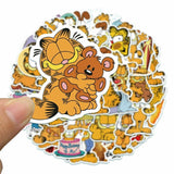50pcs Garfield Cat Vinyl Decal Bomb Stickers Waterproof Laptop Skateboard