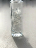 Clear Quartz Gemstone Roller Bottles Essential Oil Crystal Aromatherapy