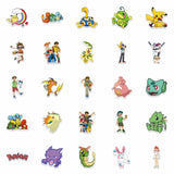 50x Pokemon Go Friends Pikachu Vinyl Decal Mix Kid Stickers Laptop Phone Bottle