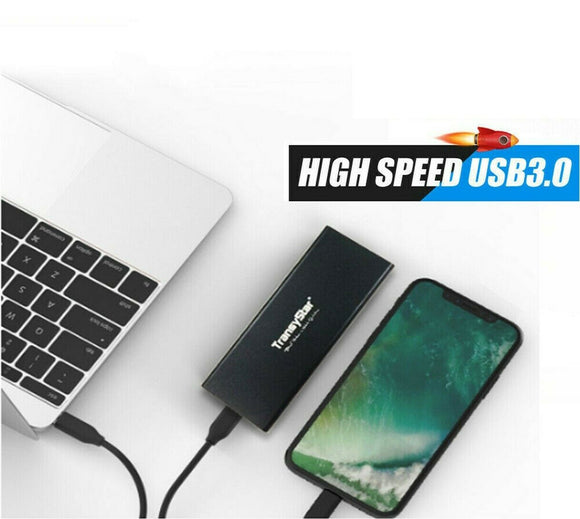 M.2 NGFF SSD SATA TO USB 3.0 External Enclosure Storage Case Adapter Aluminium