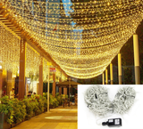 Warm White 500LED 100M Waterproof Christmas Fairy String Lights Wedding Garden