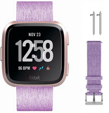 Fitbit Versa /2/Lite Replacement Band Fabric Watch Sports Strap Wristband Purple
