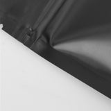 100x Black Aluminum Bag Mylar Foil Pouch Heat Sealer Food Storage Pack 18x12cm