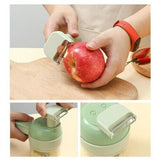 4 In 1 Handheld Electric Vegetable Cutter Multifunction Vegetable Fruit Slicer