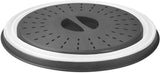 Large Food Safe Microwave Dome Plate Lid Dish Cover Protector Collapsible 31.5cm