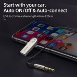 Baseus Wireless Bluetooth 5.0 Receiver Dongle Car AUX Music 3.5mm Adapter Cable