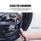 Chain Cleaner Cycle Brake Cleaning Brush Motorcycle Bike Remover Tools Dirt Bike