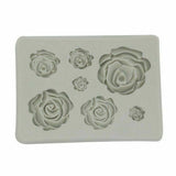 Rose Flower 3D Silicone Clay Soap Mold Mould Sugarcraft Cake Decorating