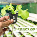 40x Mesh Pots Basket Plant Grow Net Cup Aeroponic Hydroponics Aquaponic Mesh