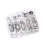 100x Octopus Beak  Fishing Hooks Chemically Sharpened Tackle 3-12