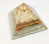 Clear Quartz Crystal Merkaba Orgonite Orgone EMF Protection Energy Healing