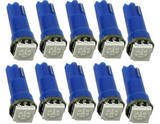 20pcs T5 Dash 5050 SMD LED Car Wedge Dashboard Instrument Blue Light Bulbs 12VDC