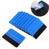4 Pieces Applicator Decal Wrap Scraper Car Squeegee Soft Felt Edge Sticker Ruber