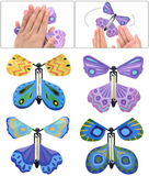 Magic Flying Butterfly Toy Anniversary Greeting Card Birthday Wedding Variant Size Value 10pcs