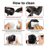 Camera Lens Cleaning Cleaner Kit for Canon Nikon Sony DSLR Cameras Photography