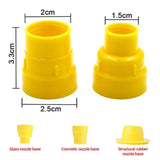 22pcs Caulking Caulk Nozzle Applicator with Base Kits Sealant Finishing Tools