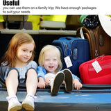 2x Luggage Tag Aluminum Travel Baggage Suitcase Address Name Label Cards