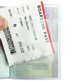 Clear Matte Transparent Passport Cover Protector Travel Holder Organiser Wallet