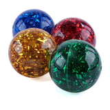 4x  Ball Foil Light Up Ball Kids Glitter Light Novelty 6.5cm