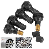 10x TR412 Car Auto Snap In Tyre (Tire) Valve Rubber Tubeless Short Valve Stems