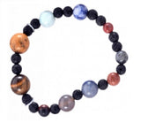 Planetary Gemstomes Bracelet Universe Galaxy Natural Stone Unique Gift - Style 1