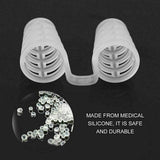 Anti Snore Silicone Nasal Dilators Stop Snoring Nose Clip Sleep Apnea Aid Device