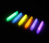 4x Glow in the Dark Sticks Tube Hook Glowsticks Lanyard Fun Party Decor 10cm