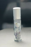 Fluorite Gemstone Roller Bottles Essential Oil Roll On Crystal Aromatherapy