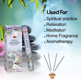 HEM Hexa Call Money Incense Scents Meditation Aroma Fragrance 120 Sticks