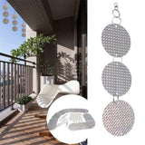 8Pcs Reflective Bird Deterrent Repellent Discs Keep Birds Pigeon Woodpecker Away