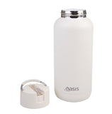Oasis Moda Ceramic Lined Stainless Steel Triple Wall Drink Bottle 1.0L Alabaster