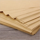 100x A4 Brown Kraft Paper Sheet 75GSM Natural Recycled Invitation Wedding