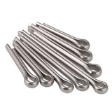 230pcs Stainless Steel Cotter Pin Assortment Set Split Pin Value Kit 6 sizes