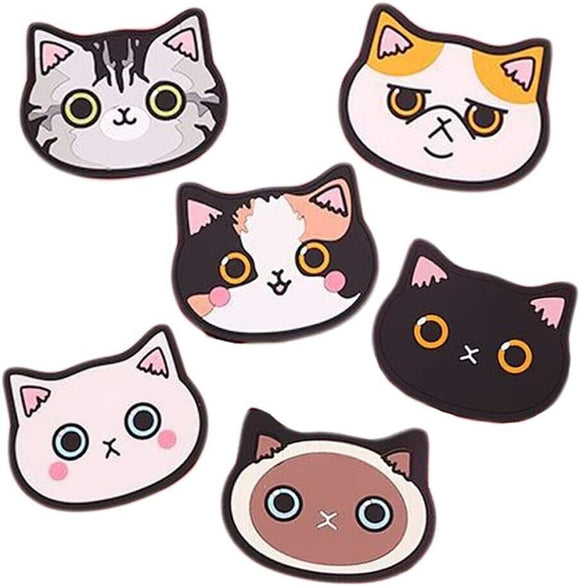 Cat Silicone Coaster Mug Rubber Mat For Glass Coffee Plate Home Beverage Desktop