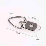 100x Picture Frame Hooks Wall D-Ring Painting Screws Hanger Metal Shape Photo