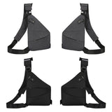Bag Personal Anti Theft Shoulder Man Pocket Portable Chest Travel - Grey Right