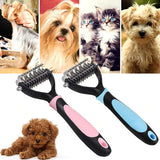 Dog Pet Cat Fur Dematting Grooming Deshedding Trimmer Tool Brush Assorted