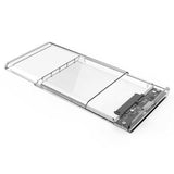 Transparent 2.5 inch USB 3.0 External Hard Drive HDD Enclosure Case SATA