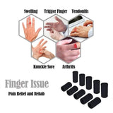 10x Finger Splint Stabiliser Finger Sleeves Thumb Support Protector Finger Brace