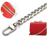 120cm Metal Handbag Shoulder Strap Bag Purse Chain Replacement Crossbody Silver